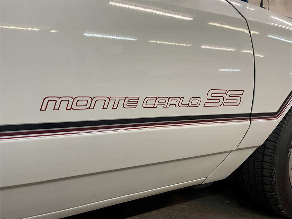 1985 1986 MONTE CARLO SS DECAL KIT COMPLETE Vellosvinyl