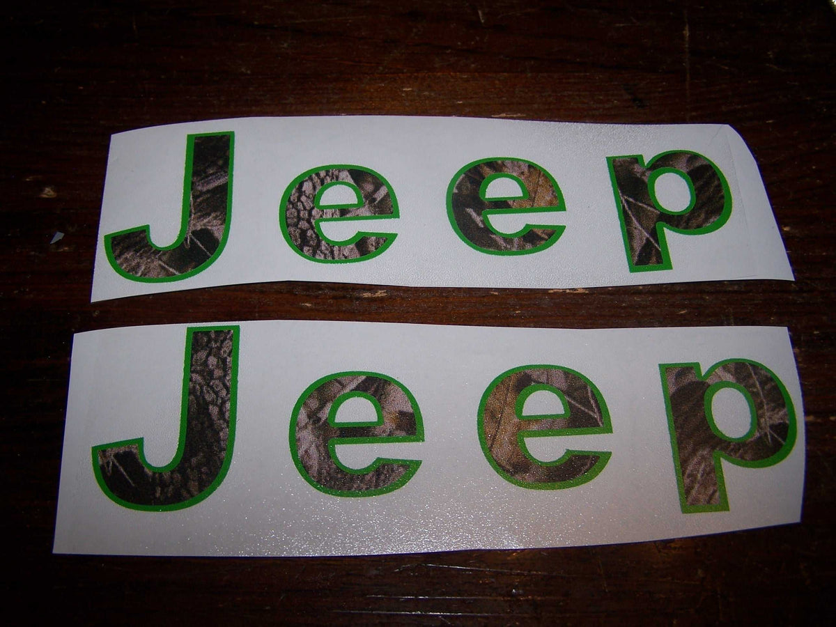 4x4 4 Wheel Drive Jeep Wrangler CJ YJ Vinyl Decal Sticker – Oracal, Choose Size & Color