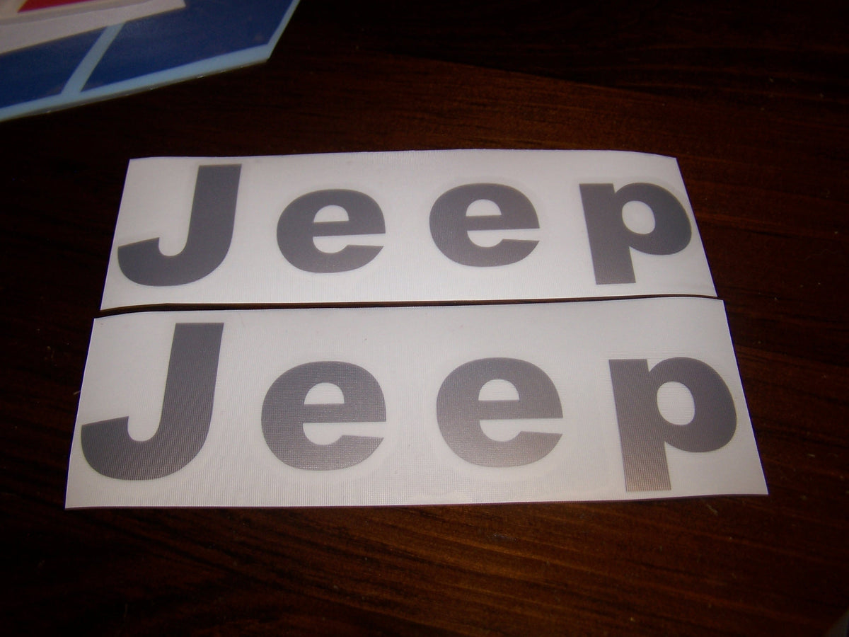 JEEP FENDER DECAL SET OF 2 WRANGLER CJ YJ SCRAMBLER Vellosvinyl