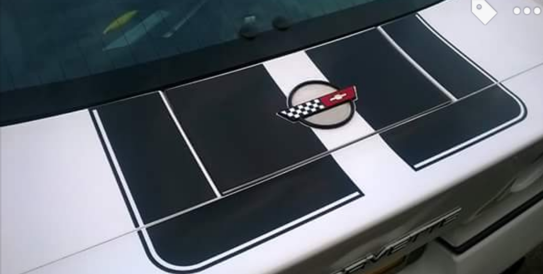 thumbnail image 2 of Corvette C4 Fender Stripes – Left And Right Sides – 1996 – Gunner Graphics GGC4FS 2 of 6