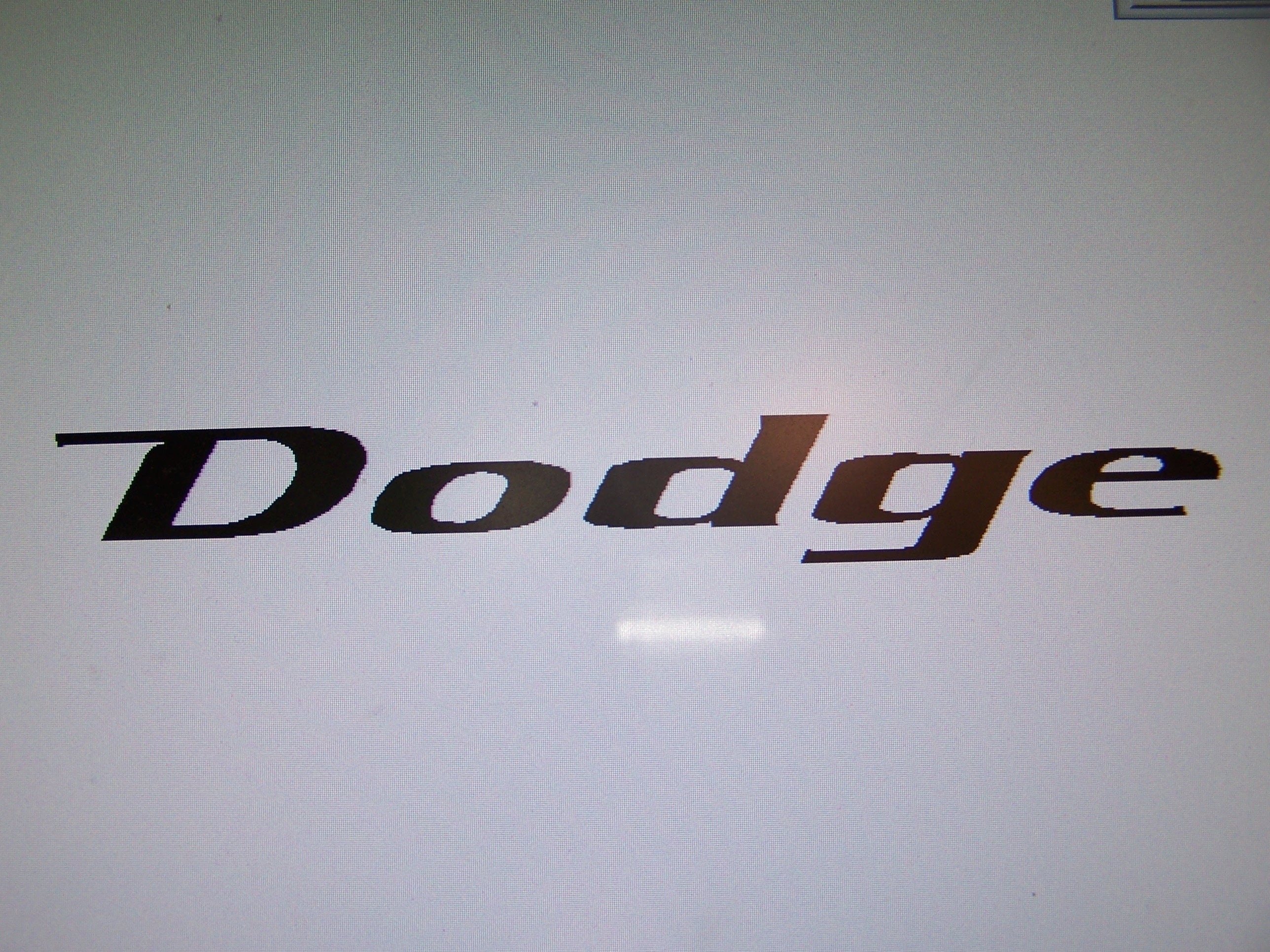 Dodge WINDSHIELD DECAL BANNER STICKER CHOOSE COLOR AND SIZE