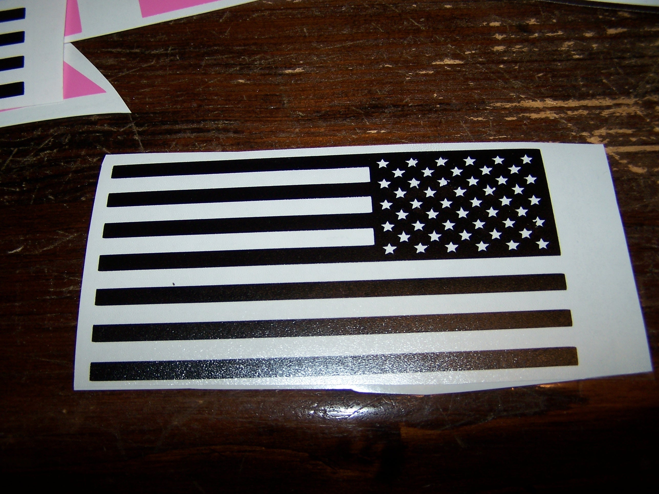AMERICAN FLAG VINYL DECAL STICKER