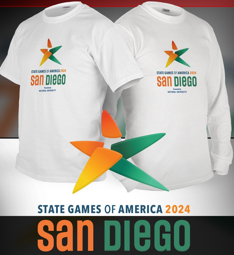 State Games of America 2024 San Diego apparel Vellosvinyl