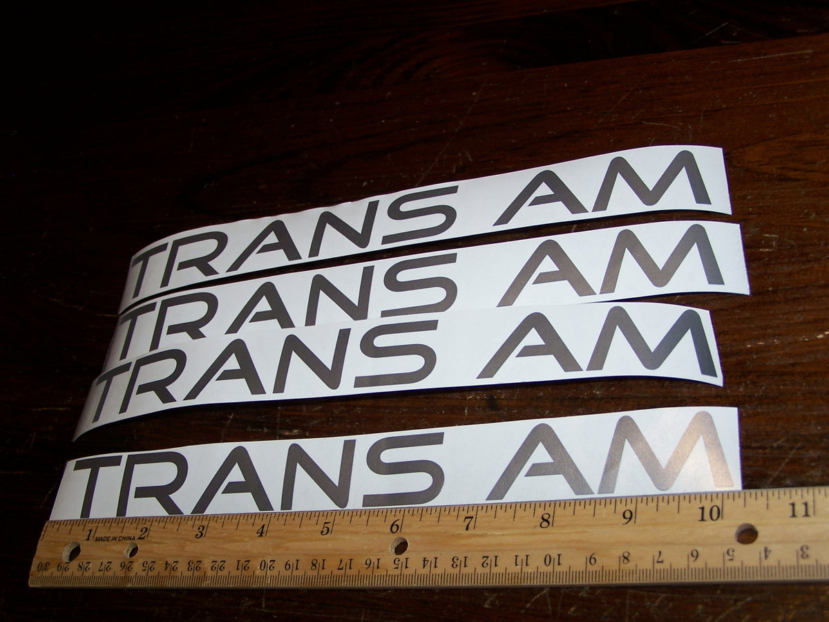 PONTIAC TRANS AM 3RD GEN 82-92 EMBLEMS – Vellosvinyl