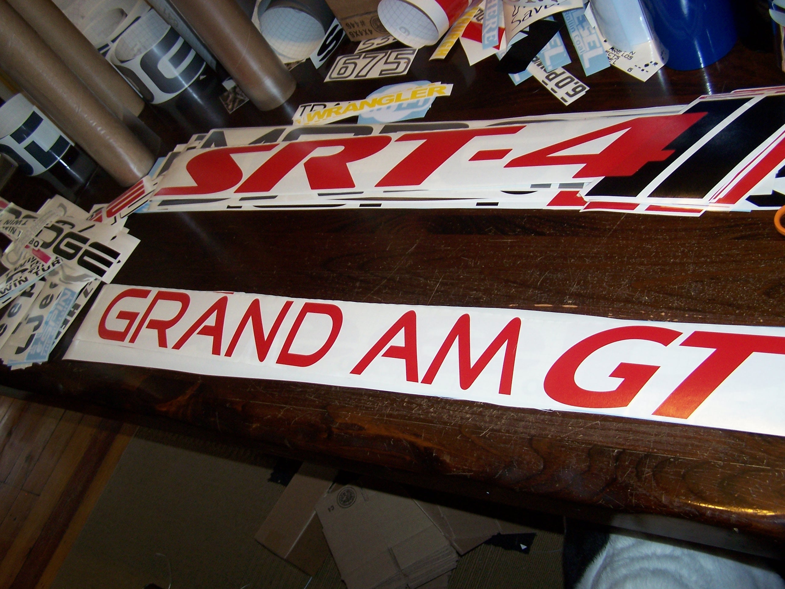 GRAND AM GT WINDSHIELD DECAL BANNER STICKER CHOOSE COLOR & SIZE
