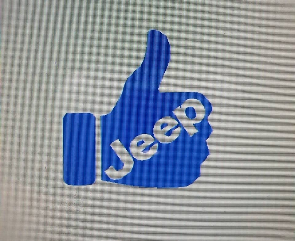 JEEP THUMBS UP VINYL DECAL STICKER YOU LIKE THIS