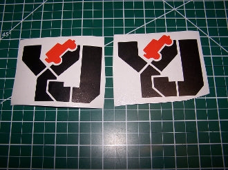 Yjh Sticker JEEP WRANGLER YJ VINYL DECAL SET OF 2 CHOOSE COLORS – Vellosvinyl