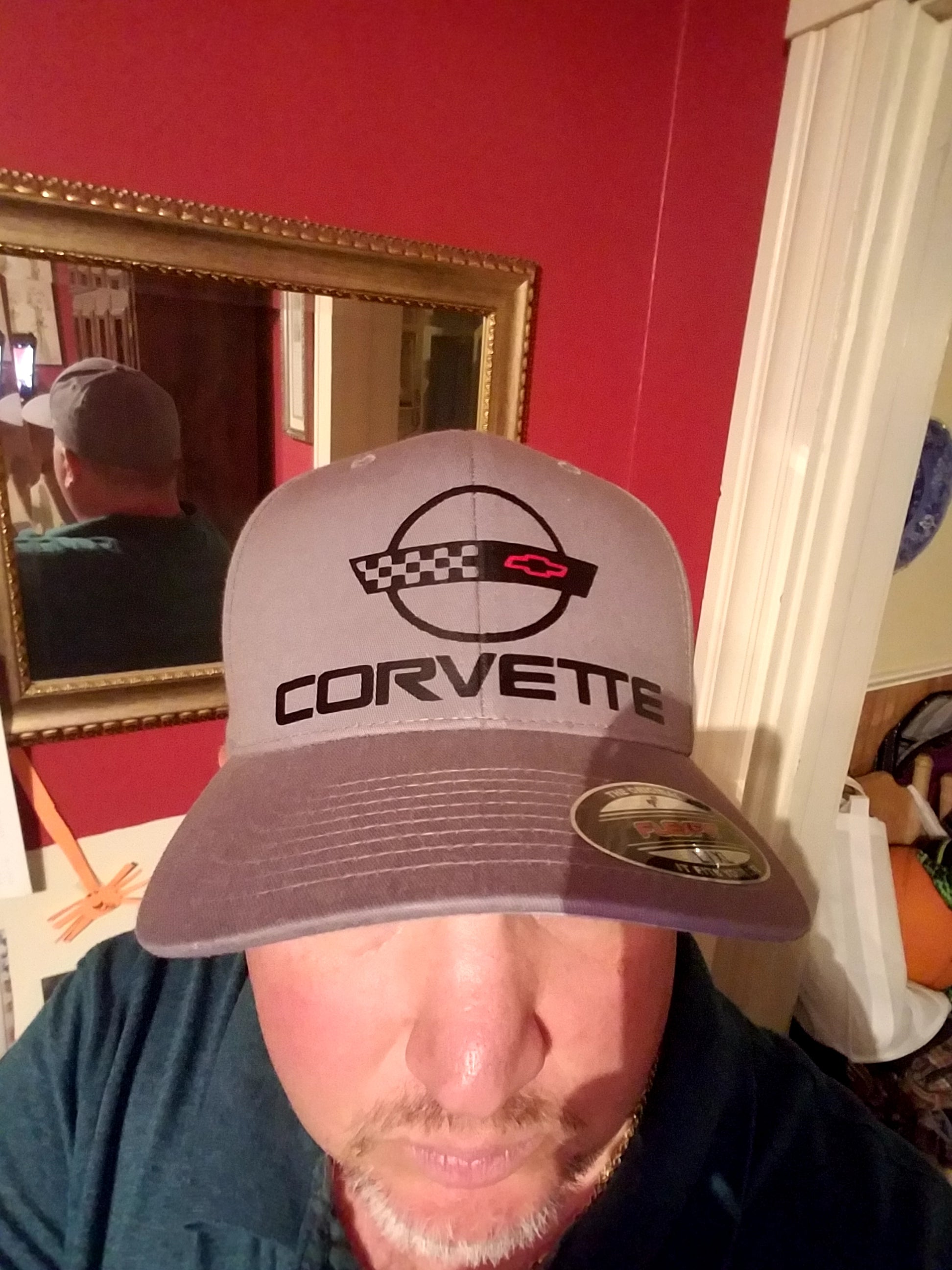 CORVETTE C4 FLEX  FIT HAT WITH 1991-1996 LOGO