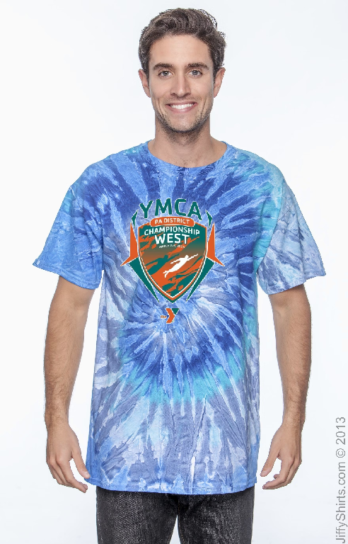 2025 YMCA PA WEST DISTRICTS SHORT COURSE TIE DYE APPAREL