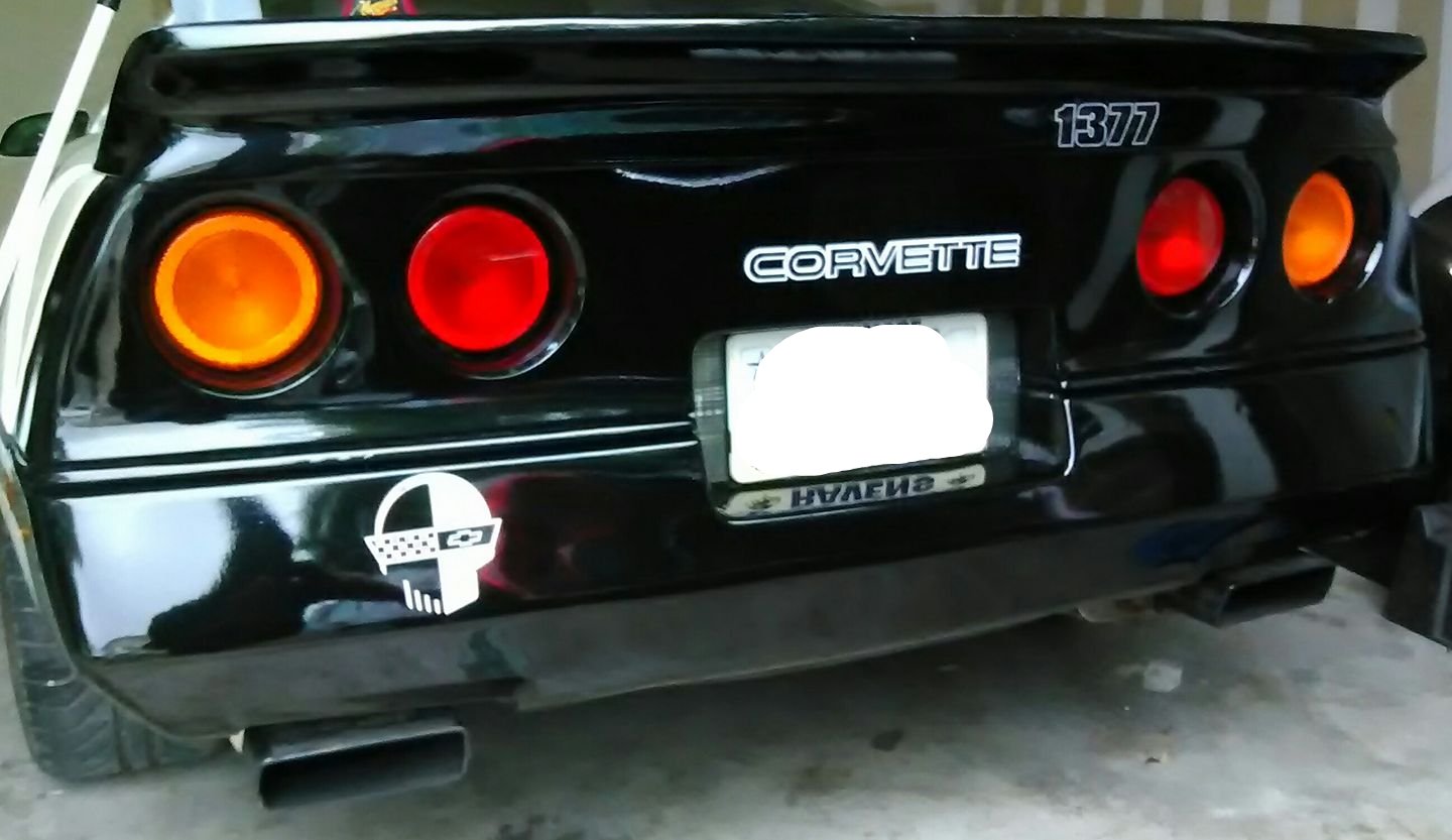 Emblema C7 Corvette Para Debajo Del Capó, Kit De Insignia De Metal De
