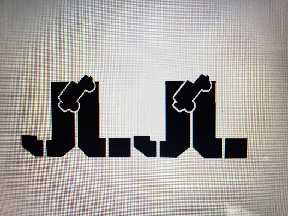 JL JEEP VINYL STICKER DECAL WRANGLER JL JLU SET OF 2 – Vellosvinyl