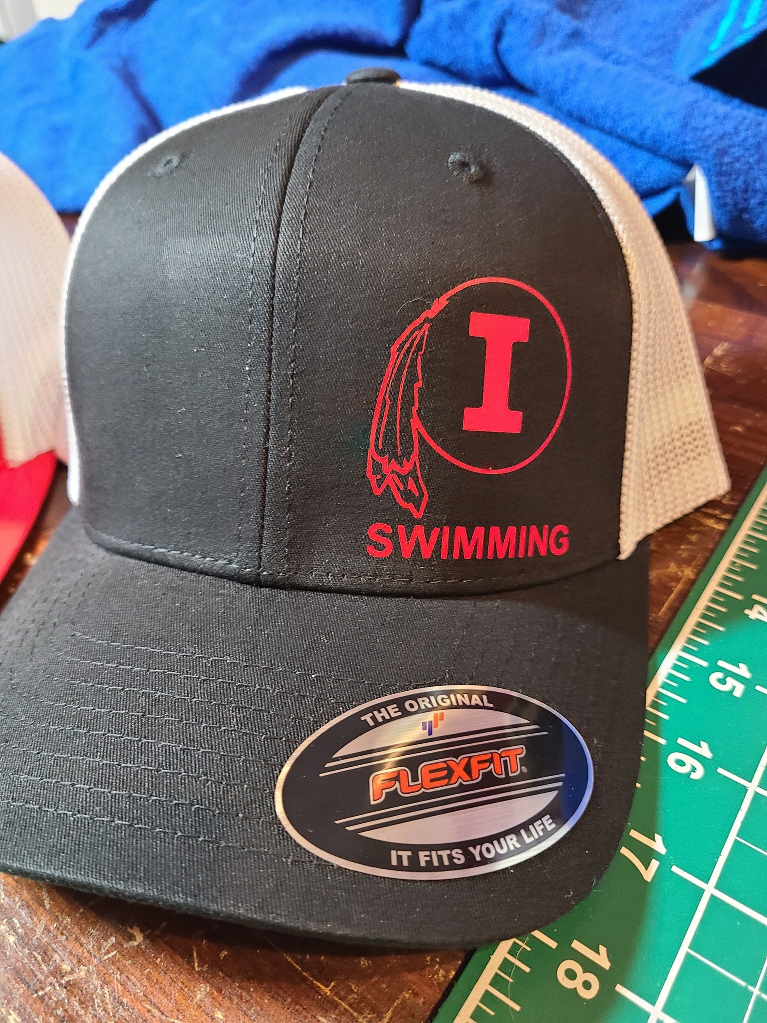 Indiana High School Swimming MESH SNAP BACK HAT