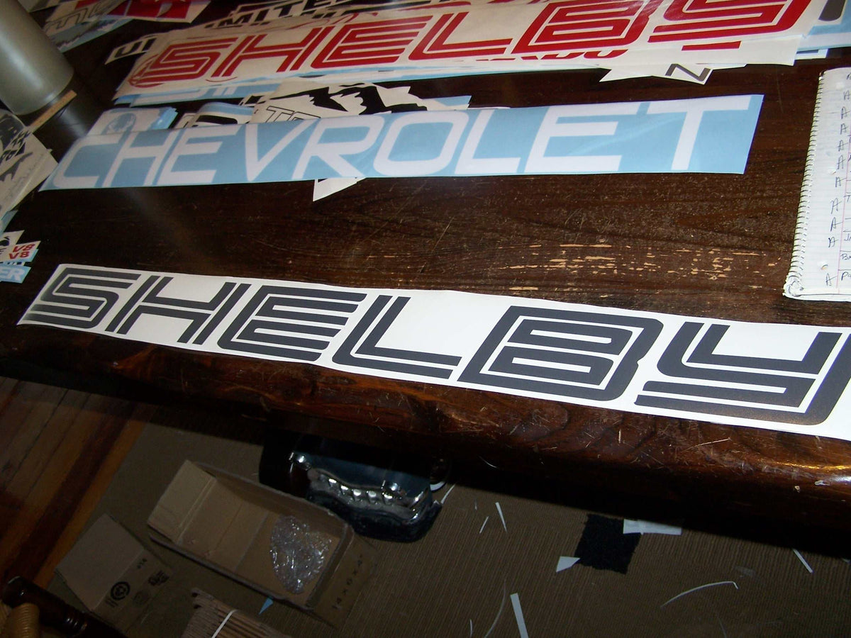 SHELBY WINDSHIELD VINYL DECAL STICKER BANNER CHOOSE SIZE & COLOR ...