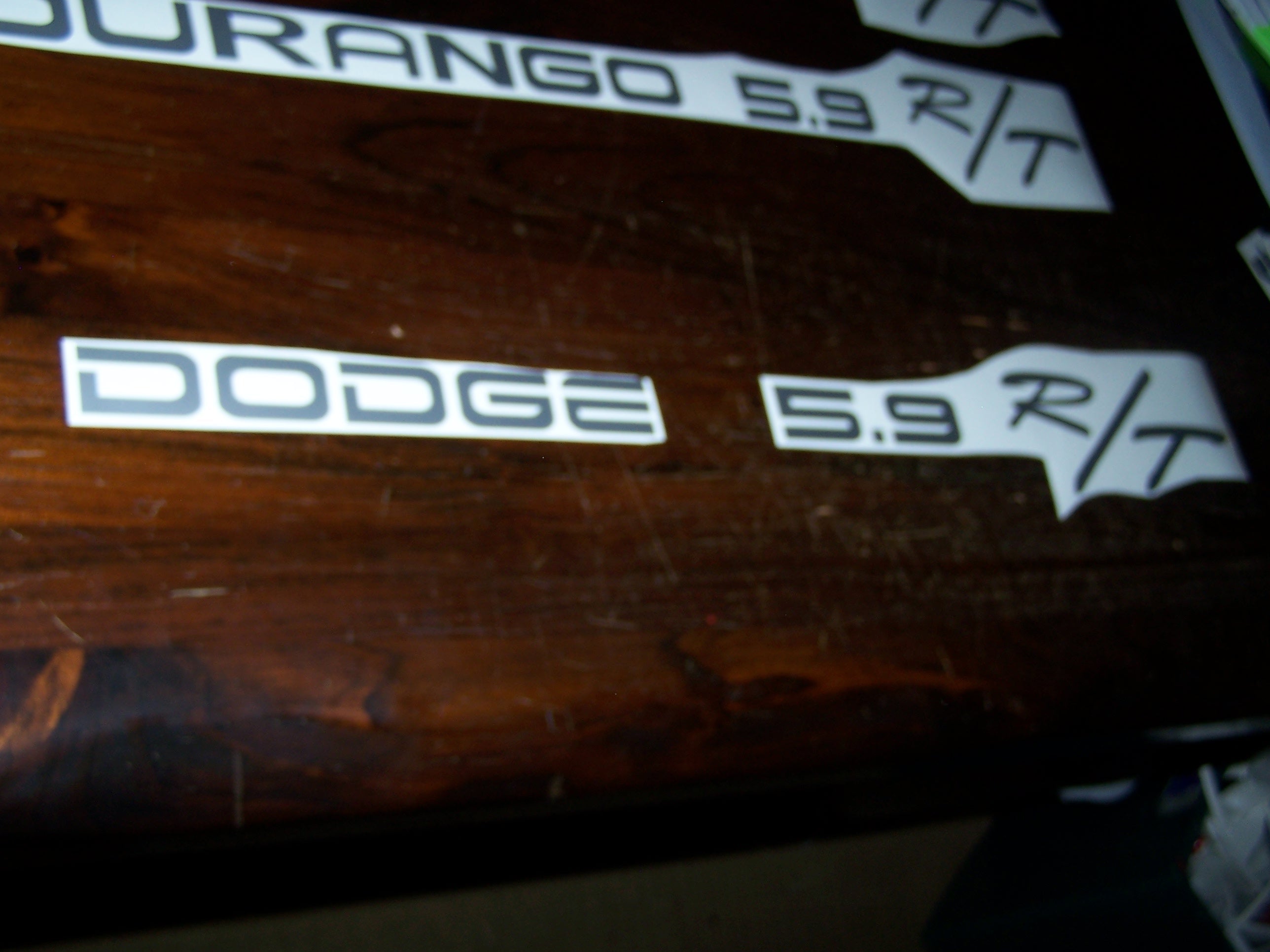 DODGE DURANGO R/T VINYL STICKER DECAL KIT – Vellosvinyl