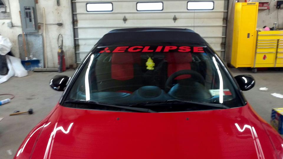 ECLIPSE WINDSHIELD DECAL BANNER VINYL STICKER – Vellosvinyl