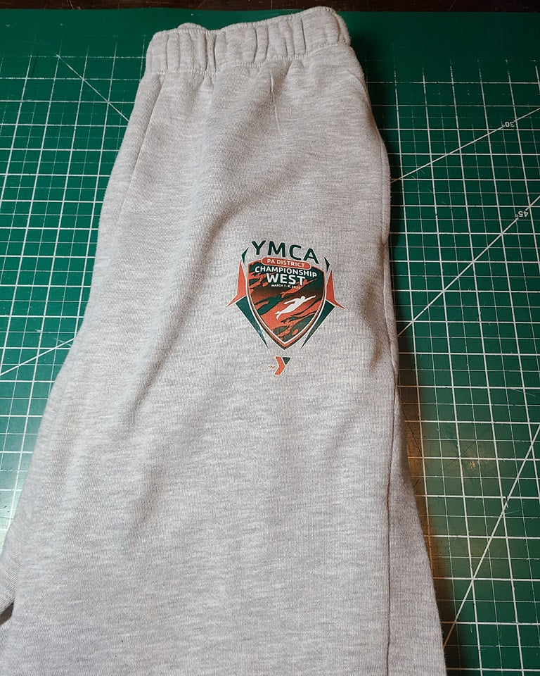 2025 YMCA PA WEST DISTRICTS SHORT COURSE Solid color sweatpants