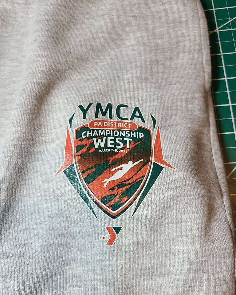 2025 YMCA PA WEST DISTRICTS SHORT COURSE Solid color sweatpants