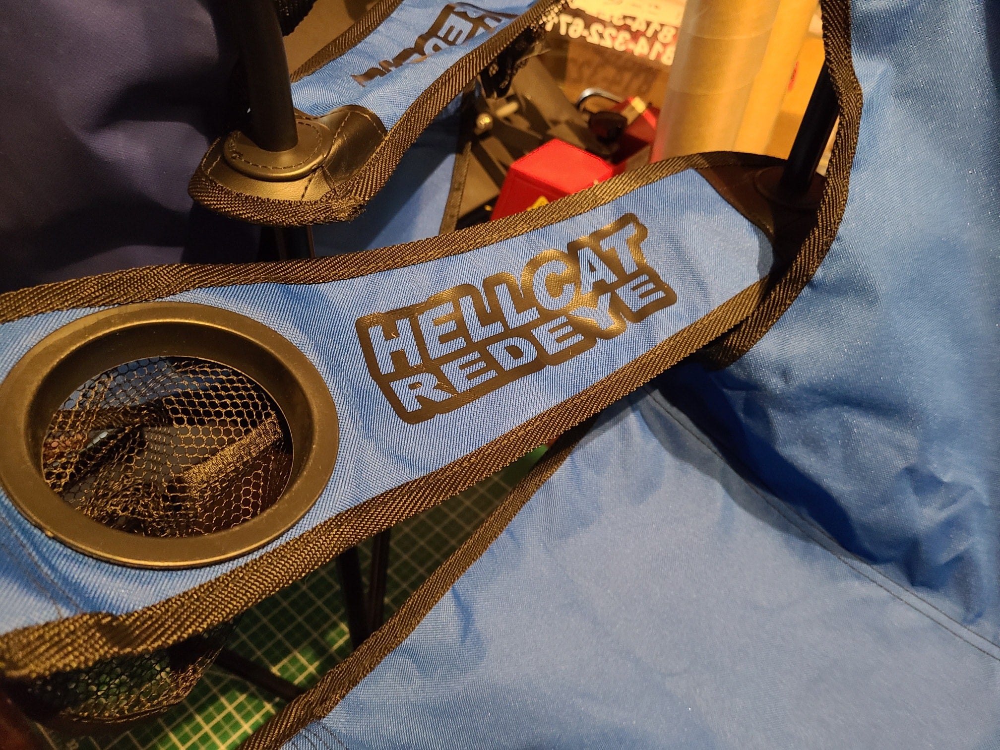 DODGE HELLCAT FOLDING CHAIR DEMON REDEYE