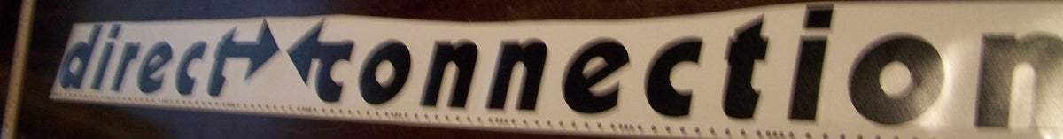 Direct Connection Sticker DIRECT CONNECTION WINDSHIELD/WINDOW DECAL CHOOSE SIZE – Vellosvinyl