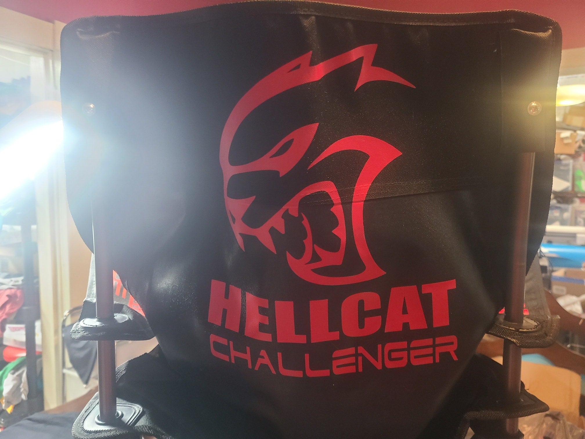 DODGE HELLCAT FOLDING CHAIR DEMON REDEYE
