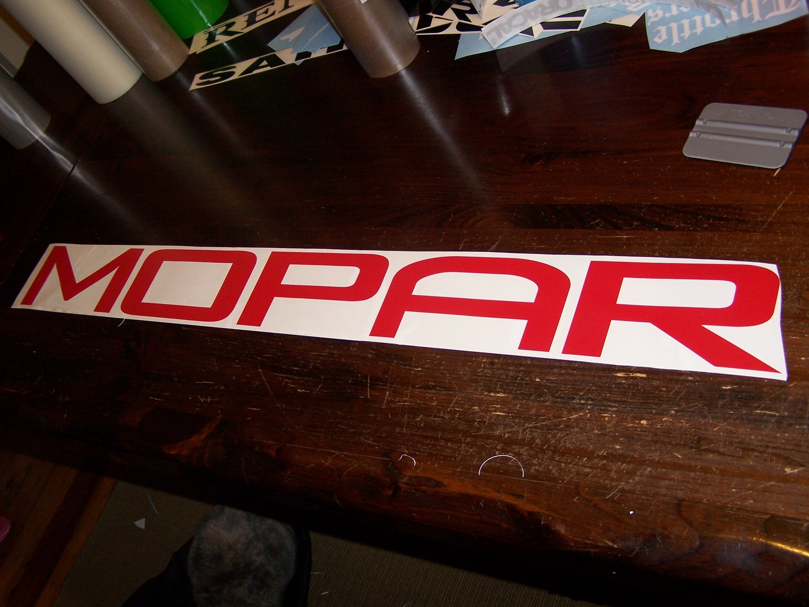 MOPAR WINDSHIELD DECAL CHOOSE COLOR AND SIZE