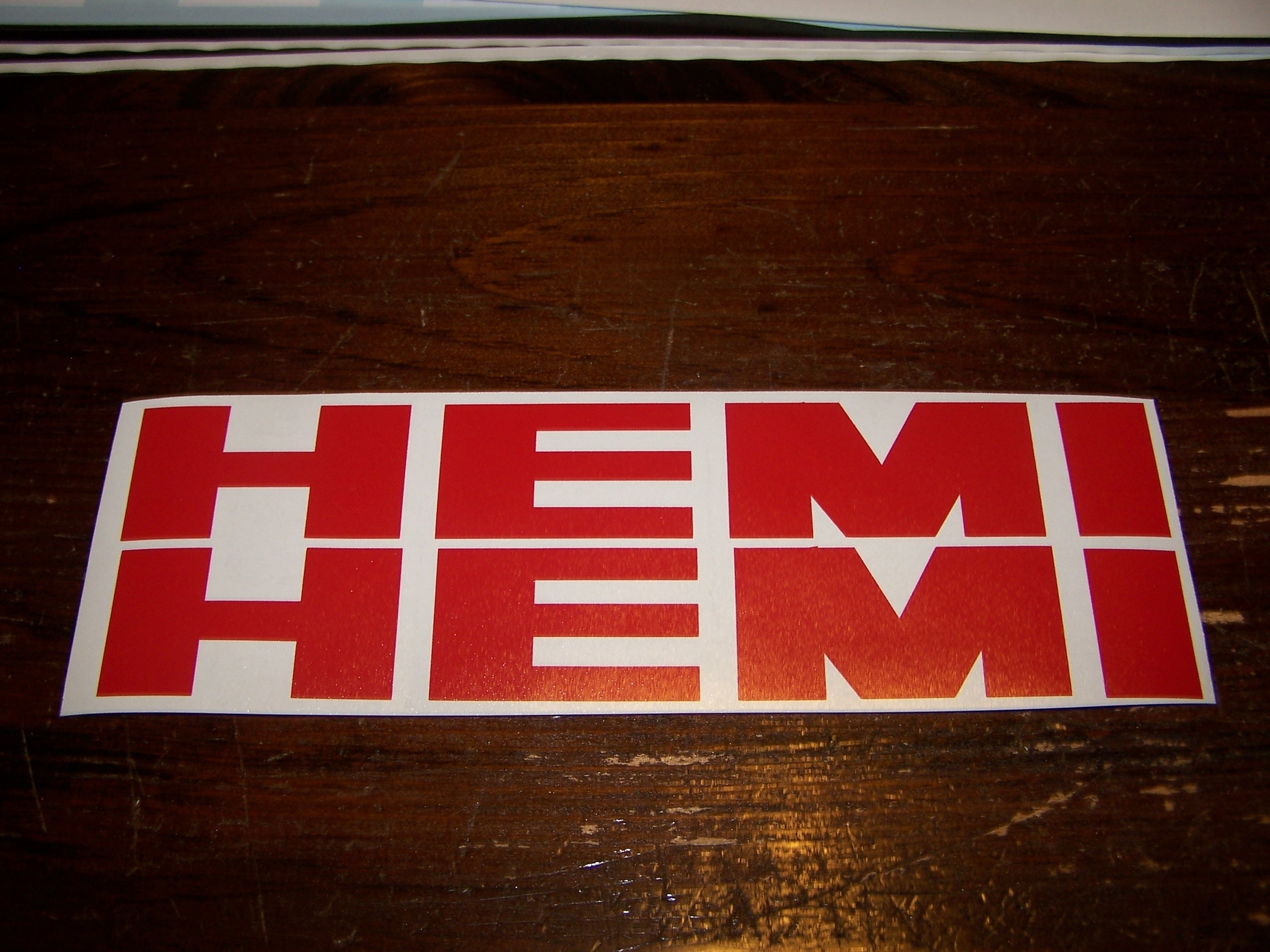 Hemi Performance Sticker HEMI ENGINE VALVE COVER DECAL STICKER SET 5.7 6.1 – Vellosvinyl