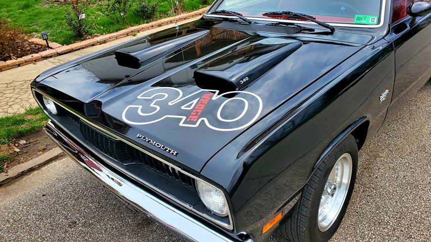 383 Sticker MOPAR 360 340 383 440 WEDGE HOOD DECAL STICKER – Vellosvinyl