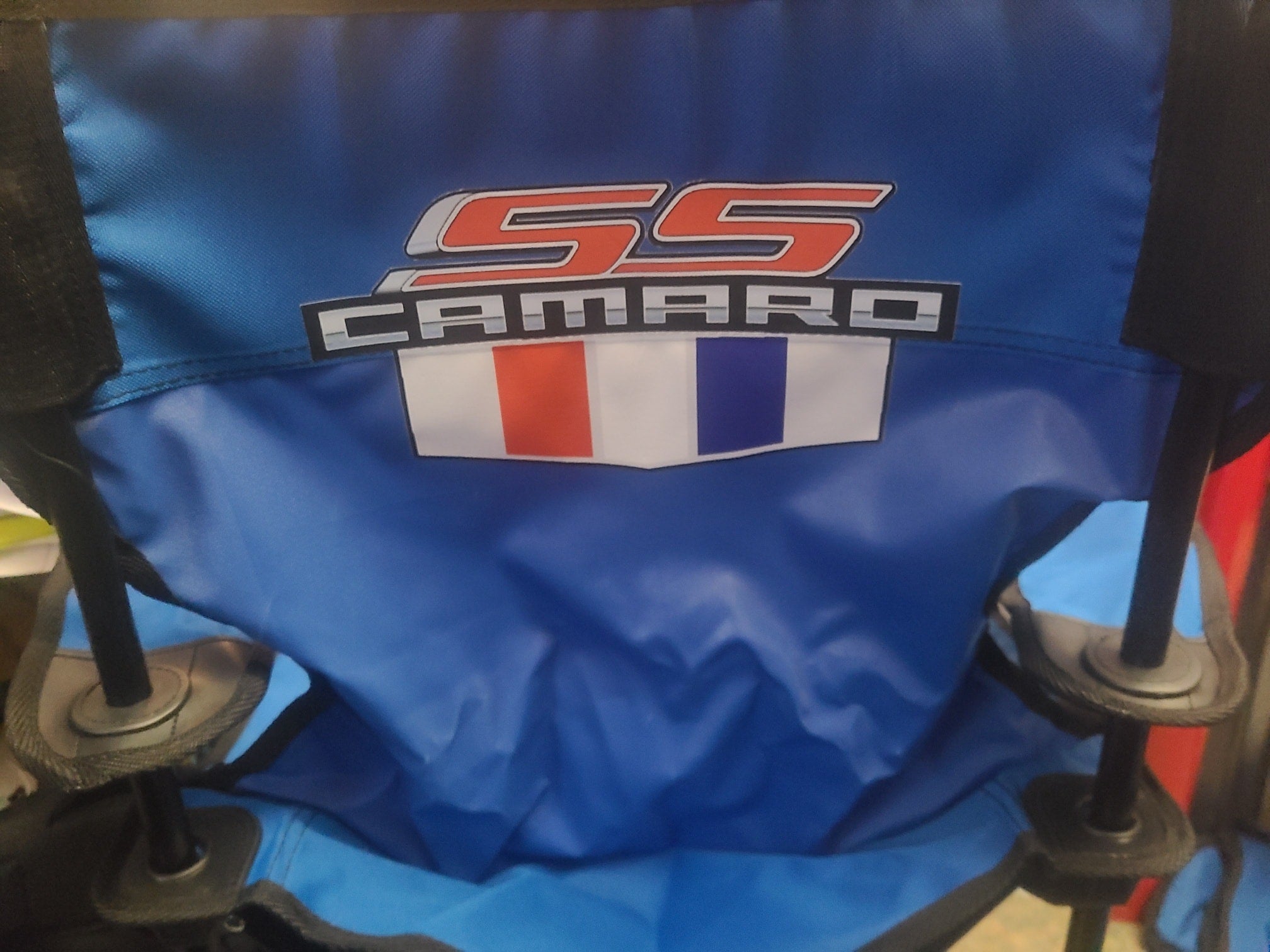 CHEVROLET CAMARO SS FOLDING CUSTOM CAR SHOW CHAIR