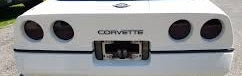 1984-1990 CORVETTE REAR BUMPER EMBLEM LETTER OVERLAYS