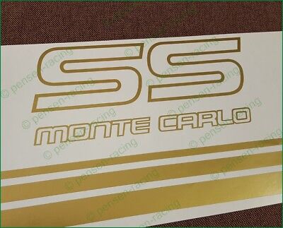 1987 1988 MONTE CARLO SS DECAL KIT